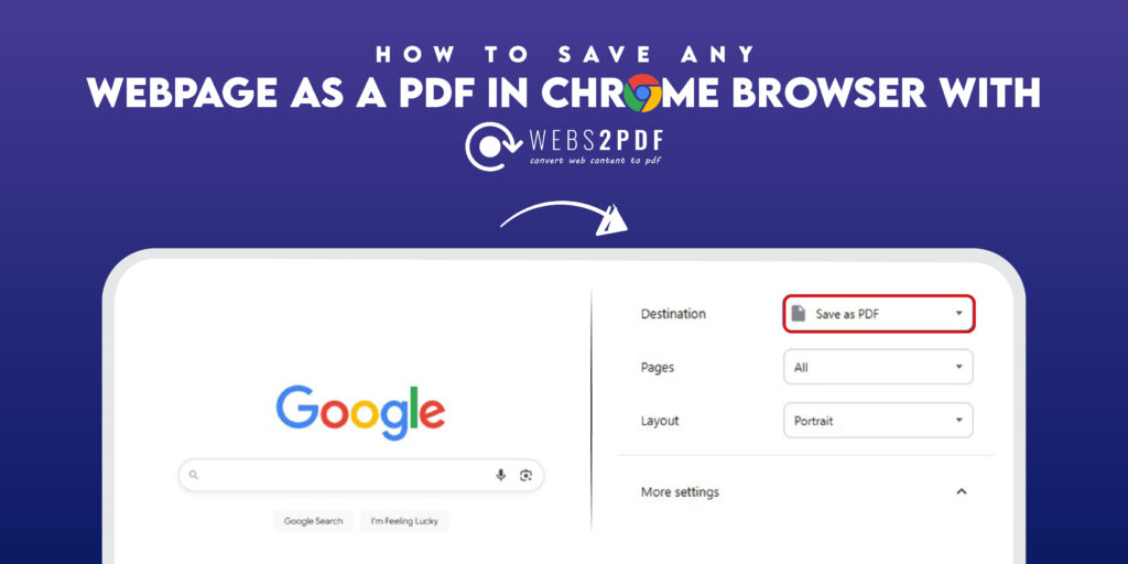 Save Any Webpage as a PDF in Chrome Browser