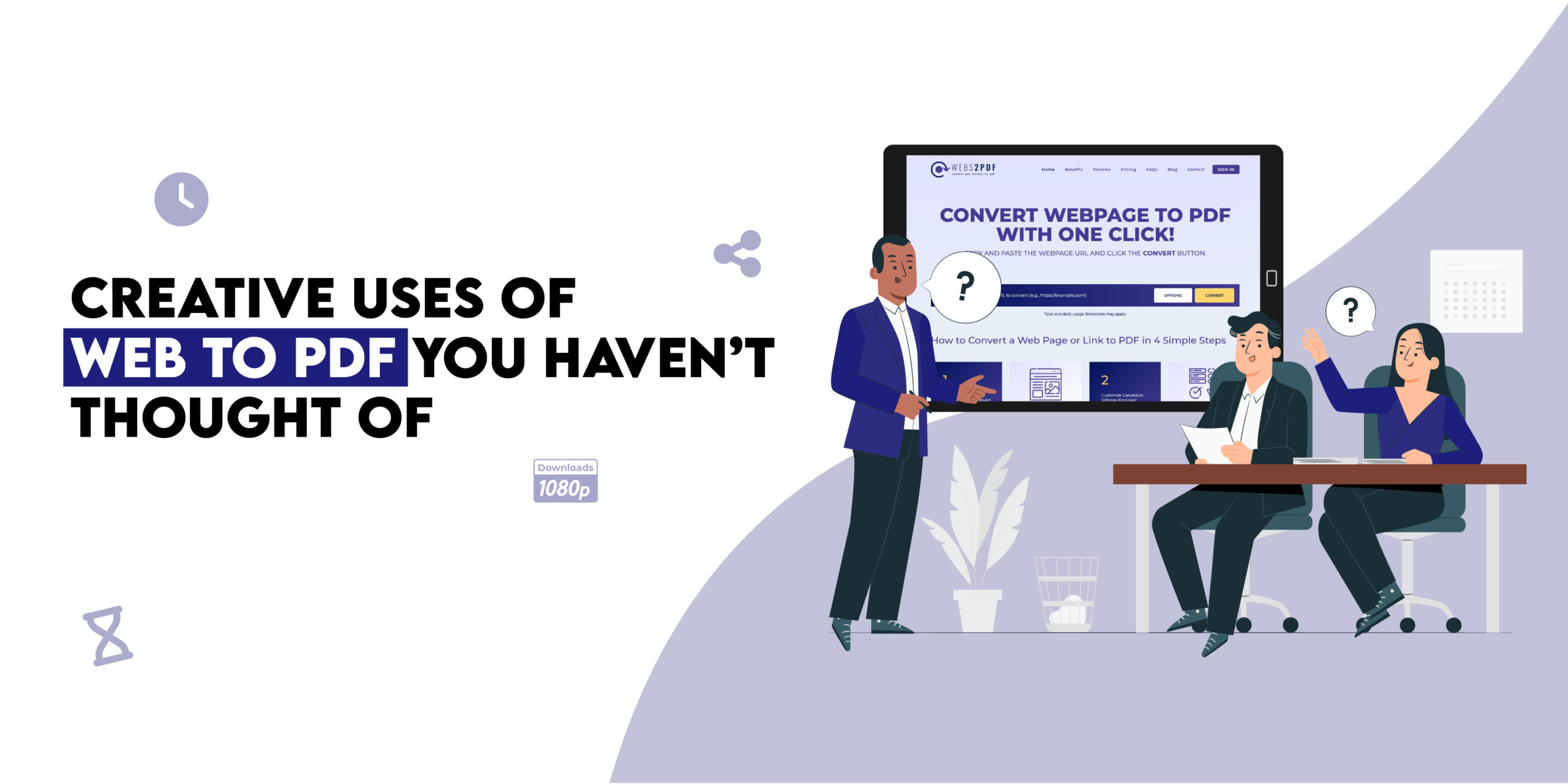 Creative Uses of Web to PDF