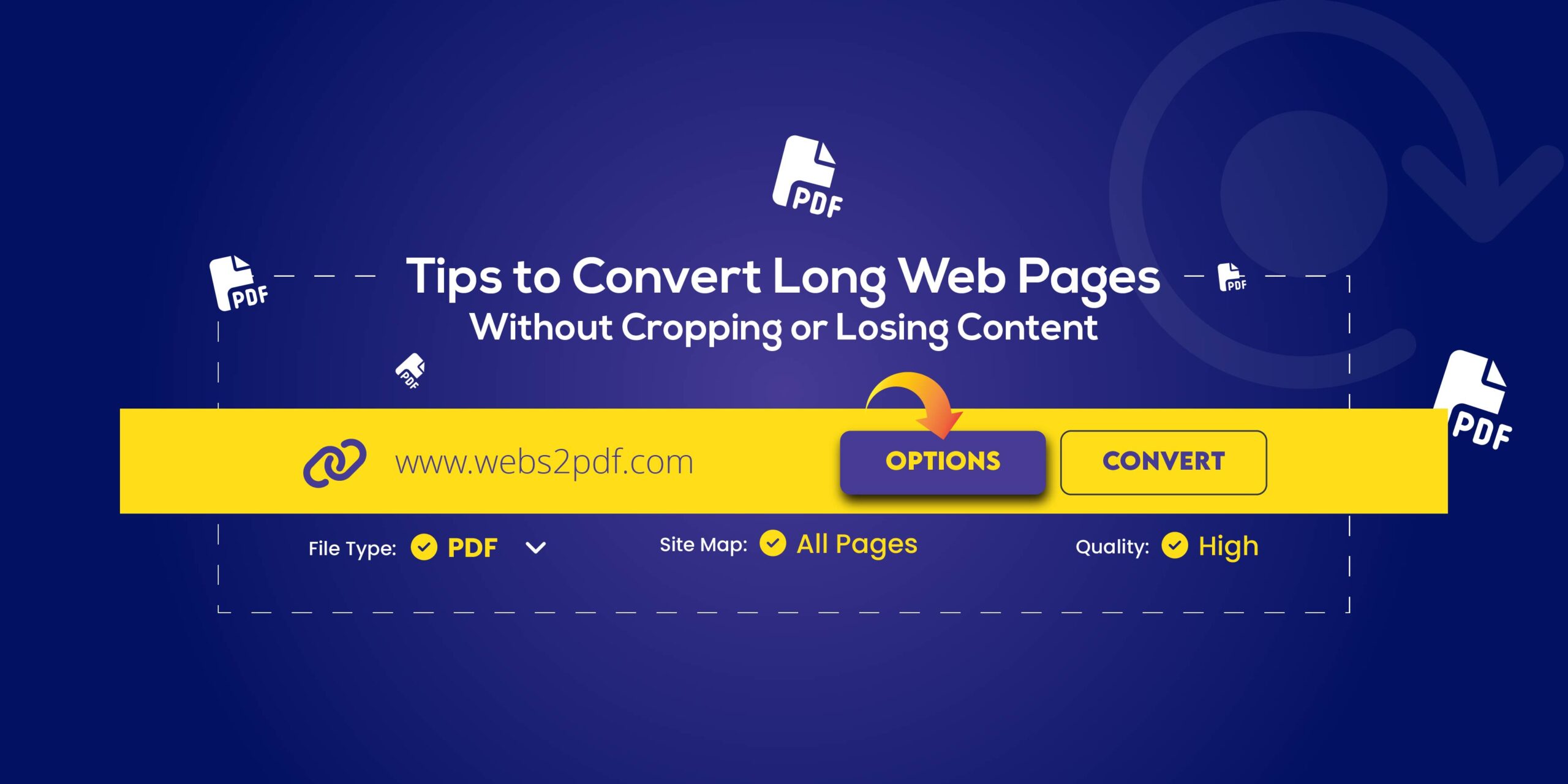 Convert Long Web Pages to PDF Without Cropping