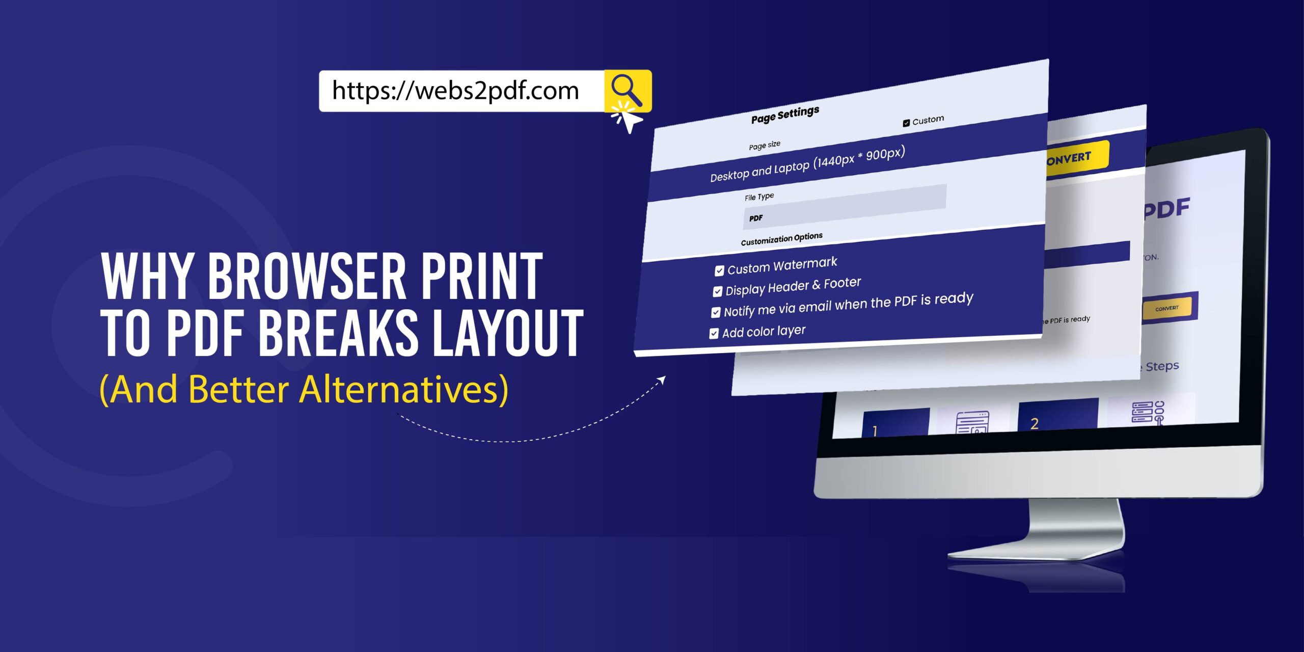 Why Browser Print to PDF Breaks Layout