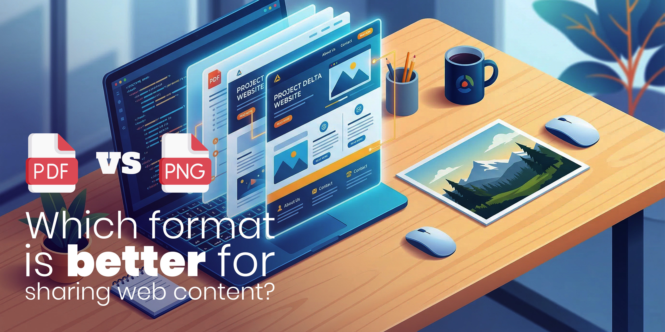 PDF vs PNG: Which Format is Best for Sharing Web Content?