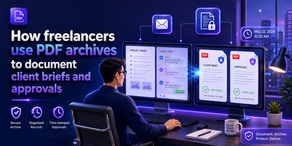 How Freelancers Document Client Approvals Using PDF Archives