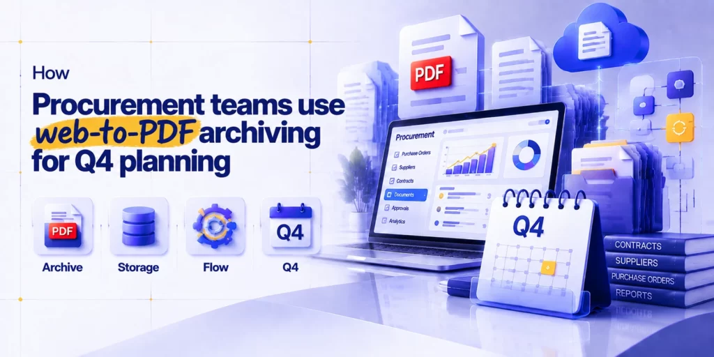 Procurement manager reviewing supplier documentation PDF records